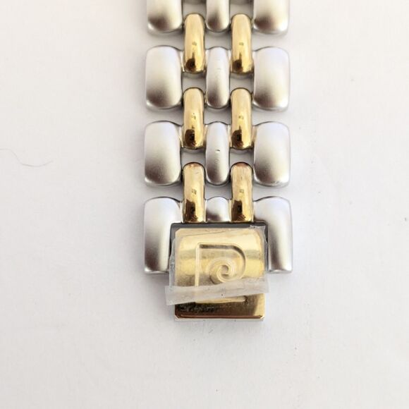 Vintage 1997 Pierre Cardin Two-Tone Australian Opal Dial Watch New Battery - Picture 10 of 12